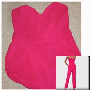Express hot pink jumpsuit